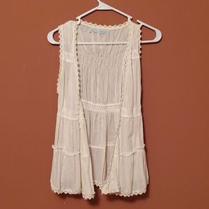 Sleeveless bohemian vest